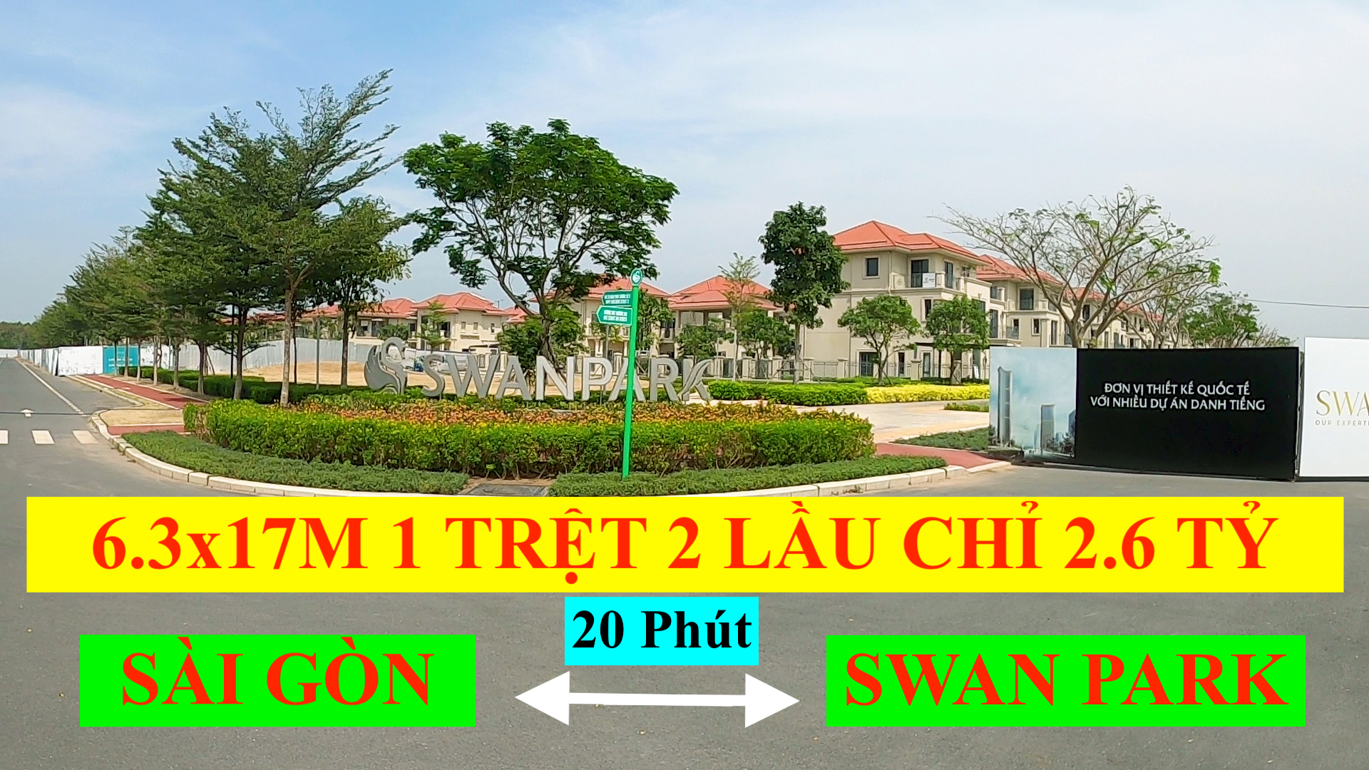 (No.37) Dự Án Swan Park - SwanBay Chỉ 20 Phút Về Sài Gòn